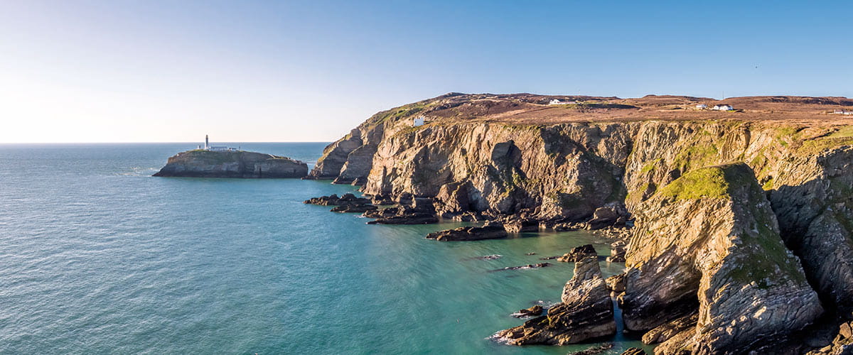 The north-west coast of Wales